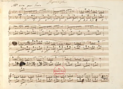 The notes of Fryderyk Chopin