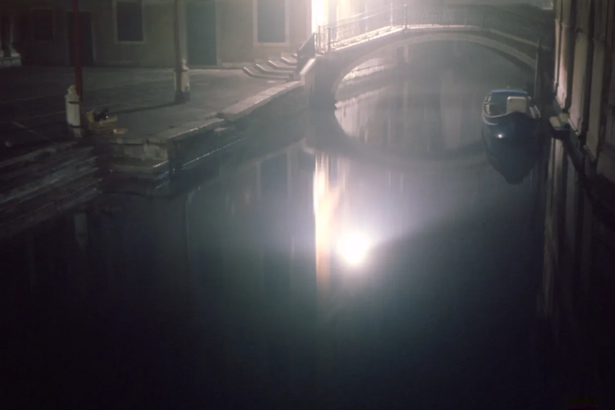 Foggy Night at San Giovanni e Paolo Venice, November 1977