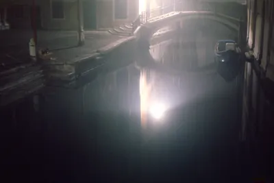 Foggy Night at San Giovanni e Paolo Venice, November 1977